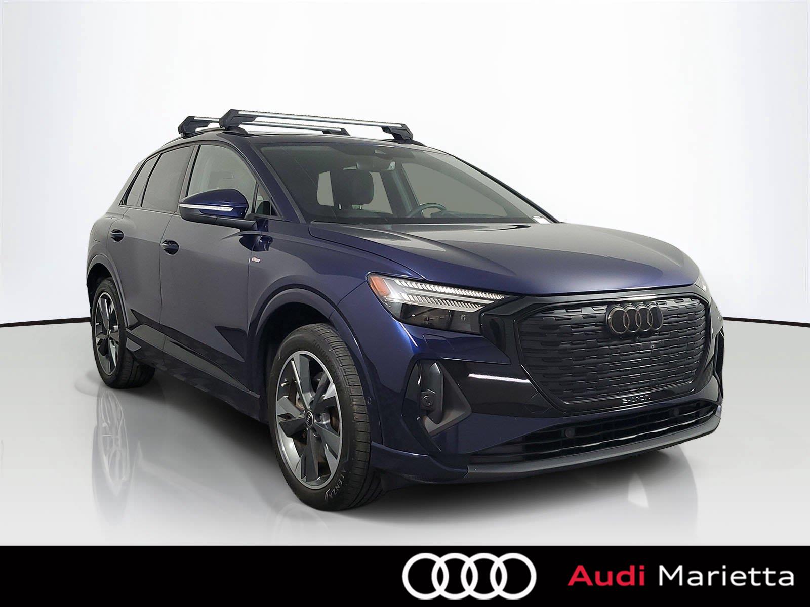 Navarra Blue Metallic 2023 Audi Q4 e-tron SUV / Crossover All-Wheel Drive Automatic