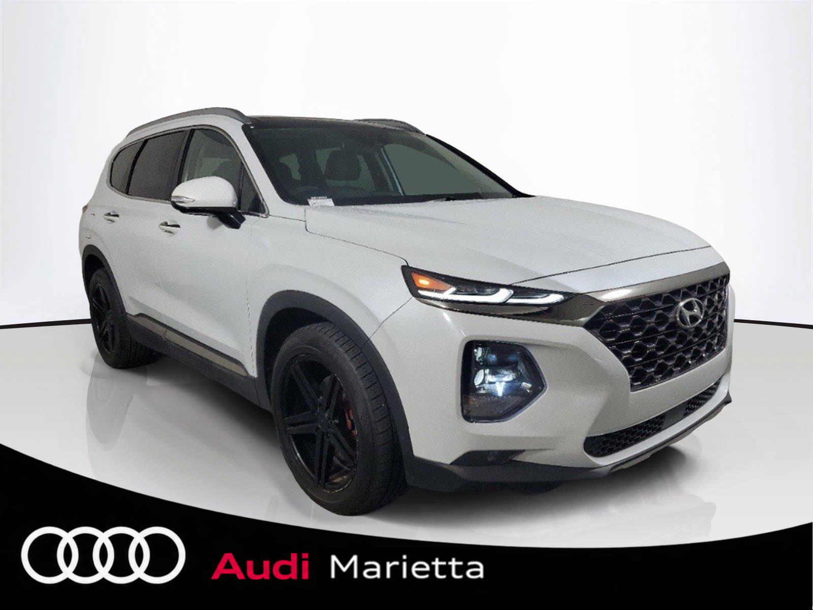Quartz White 2020 Hyundai Santa Fe SUV / Crossover Front-Wheel Drive Automatic