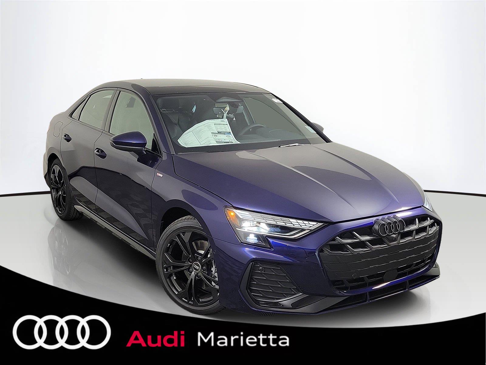 Navarra Blue Metallic 2026 Audi A3 Sedan All-Wheel Drive Automatic