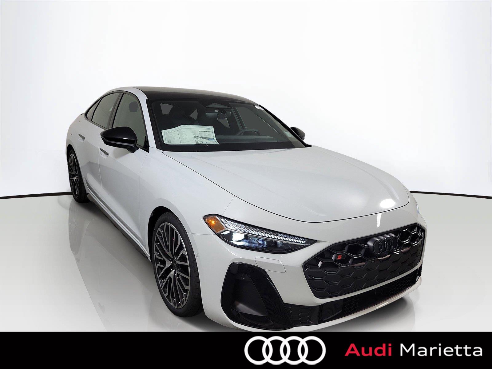 Glacier White Metallic 2026 Audi S5 Sedan All-Wheel Drive Automatic