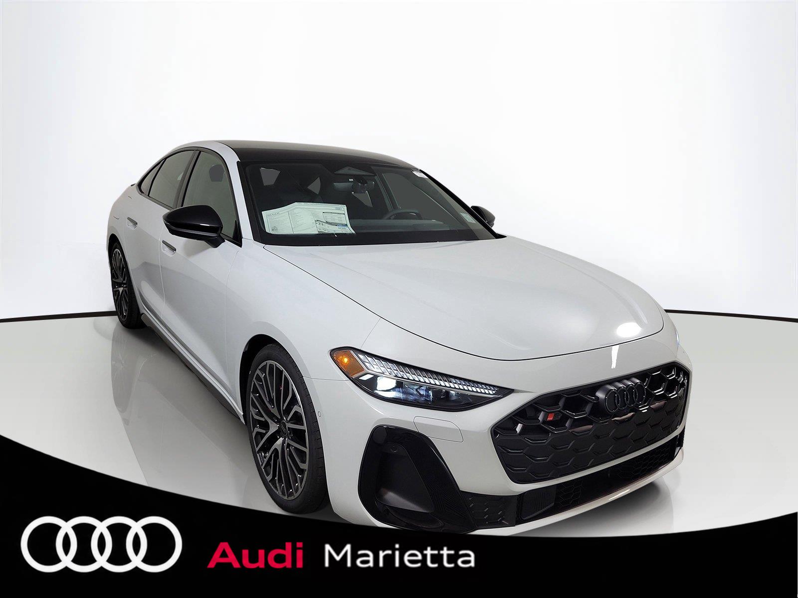 Glacier White Metallic 2026 Audi S5 Sedan All-Wheel Drive Automatic