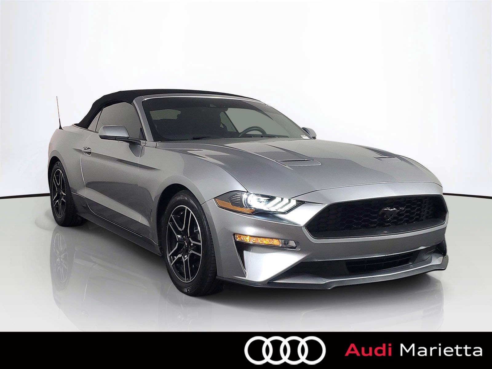 Iconic Silver 2021 Ford Mustang Convertible Rear-Wheel Drive Automatic