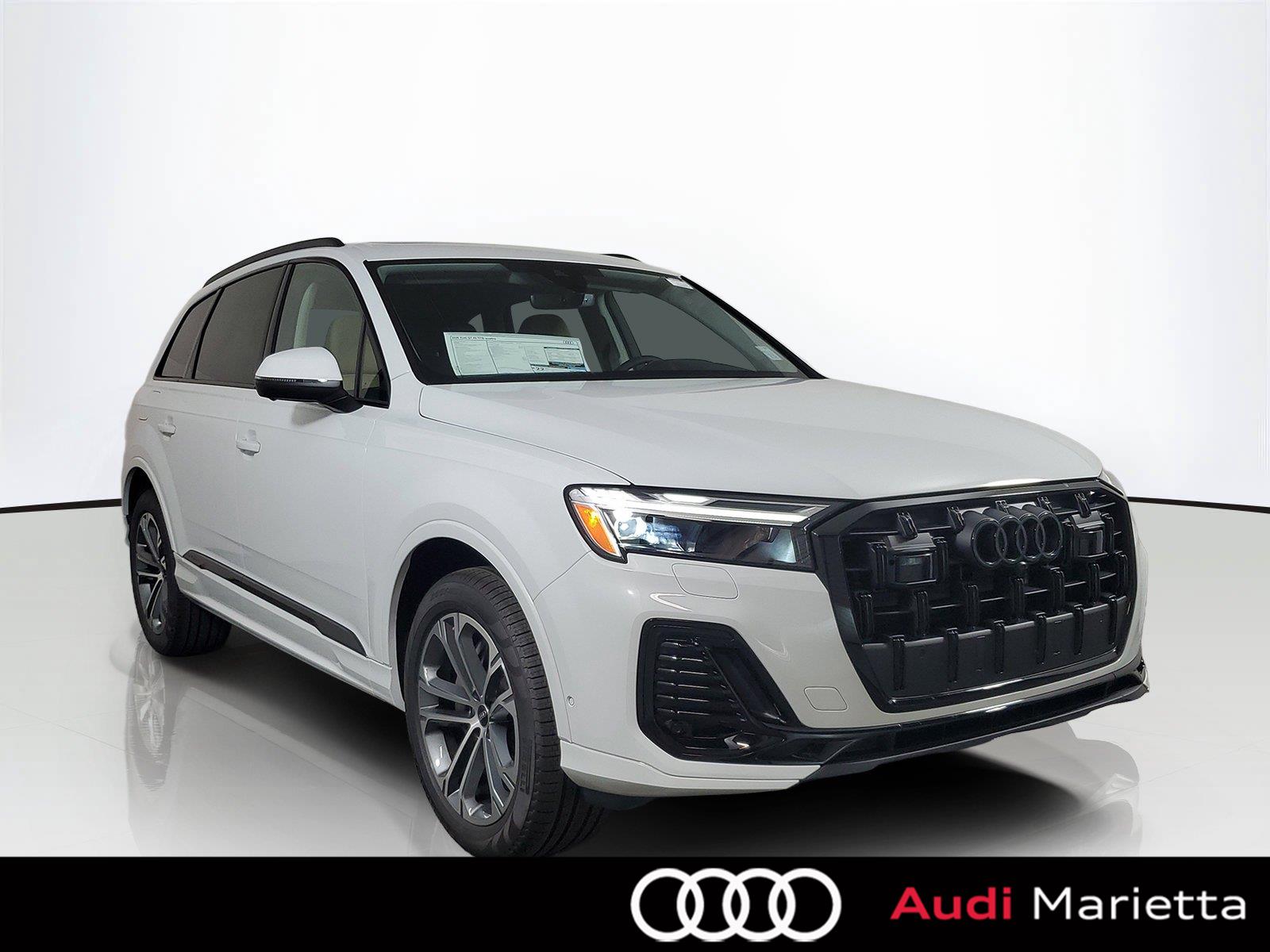 Glacier White Metallic 2026 Audi Q7 SUV / Crossover All-Wheel Drive Automatic