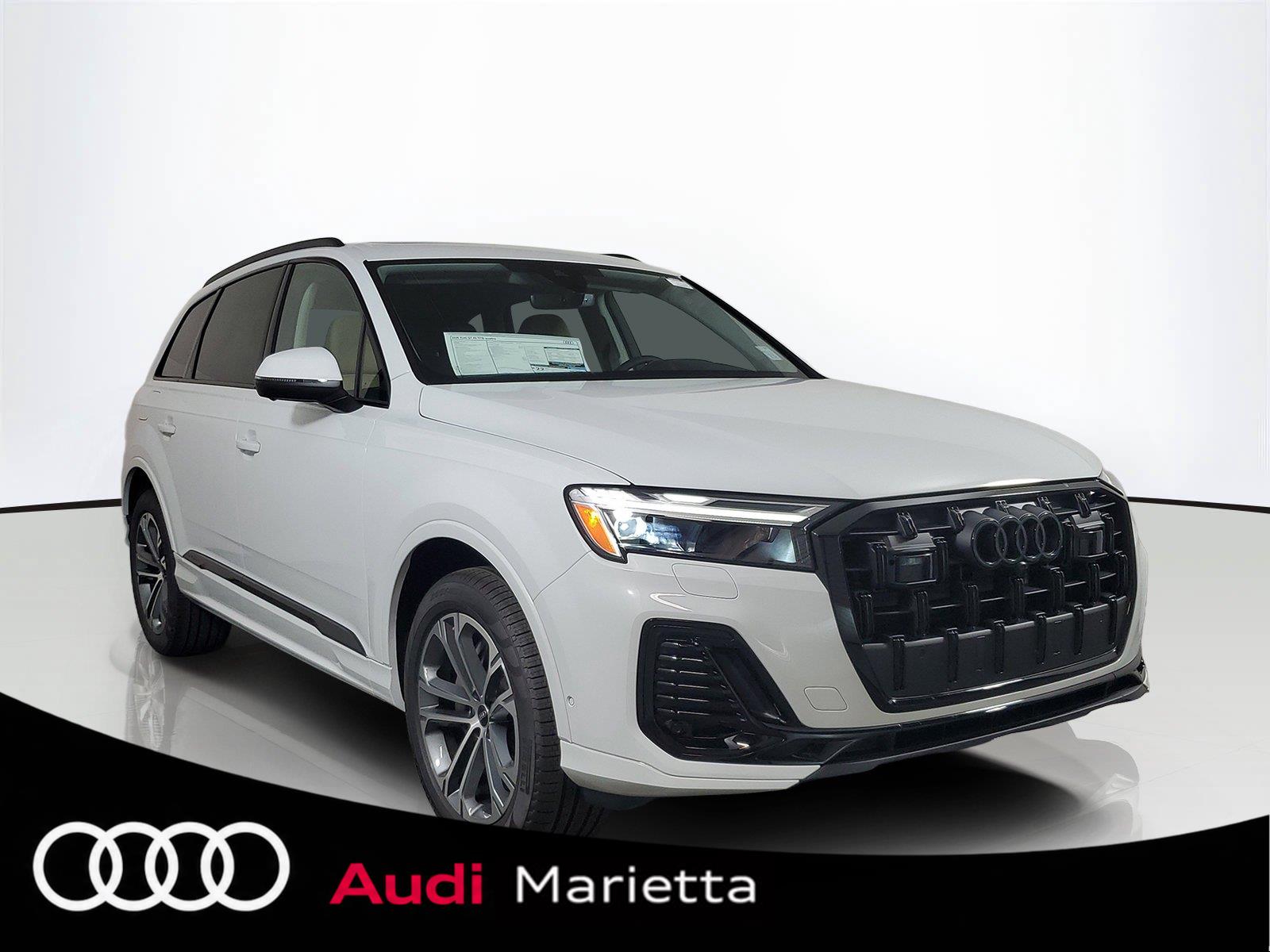 Glacier White Metallic 2026 Audi Q7 SUV / Crossover All-Wheel Drive Automatic