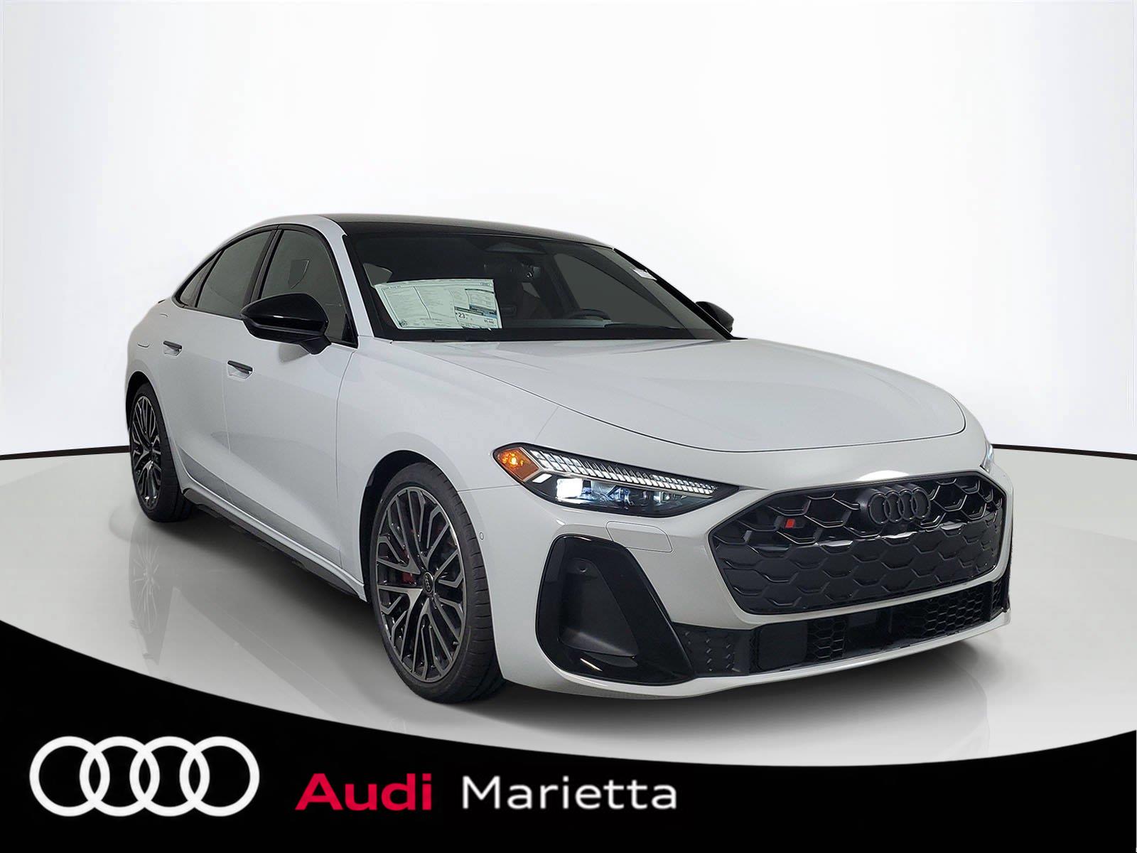 Glacier White Metallic 2026 Audi S5 Sedan All-Wheel Drive Automatic