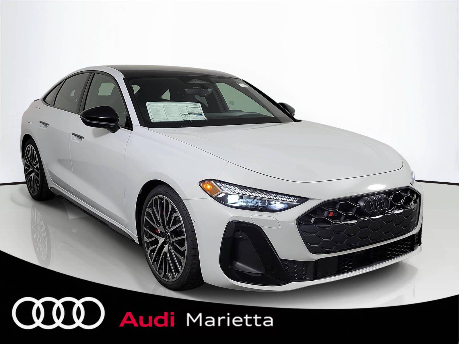 Glacier White Metallic 2026 Audi S5 Sedan All-Wheel Drive Automatic