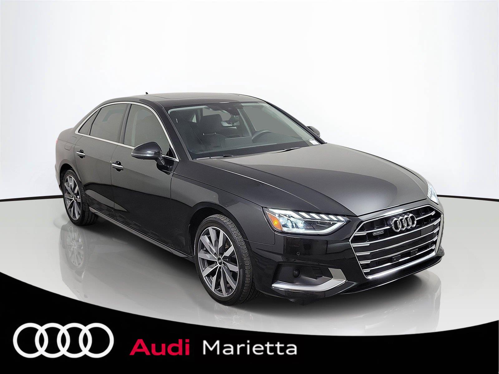 Mythos Black Metallic 2023 Audi A4 Sedan All-Wheel Drive Automatic