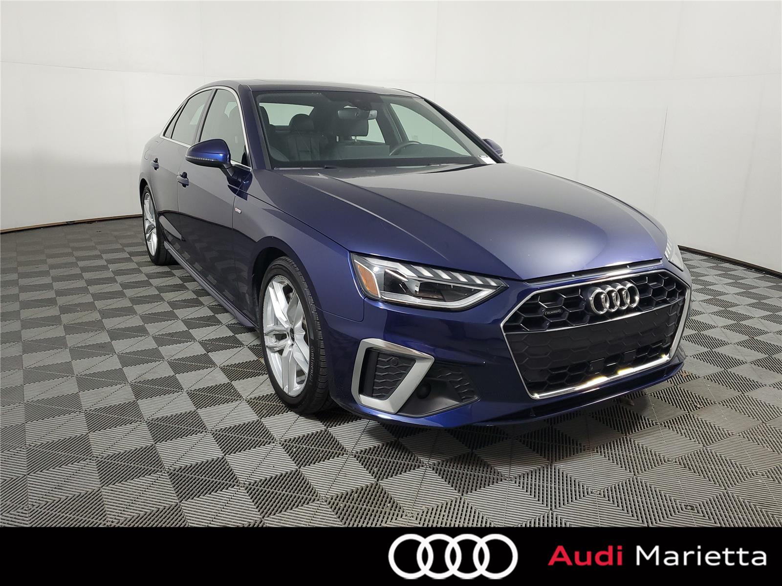 Navarra Blue Metallic 2023 Audi A4 Sedan All-Wheel Drive Automatic