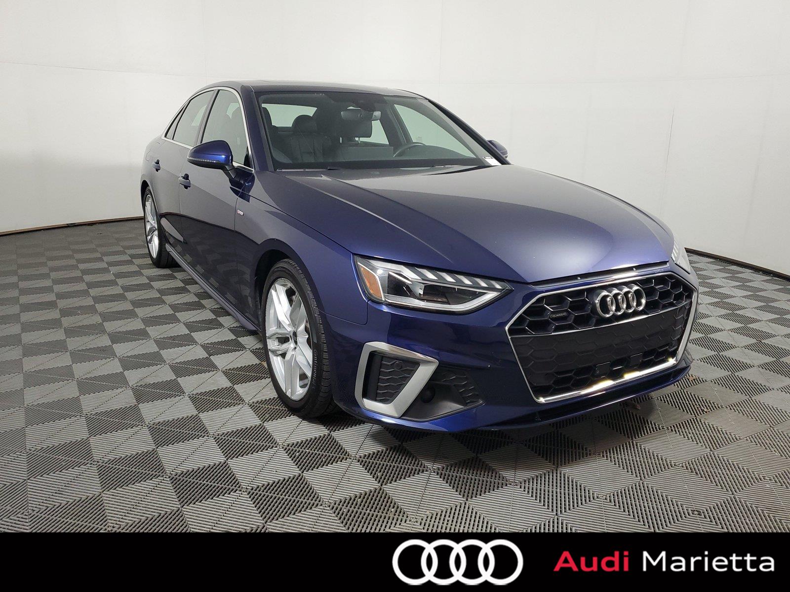 Navarra Blue Metallic 2023 Audi A4 Sedan All-Wheel Drive Automatic