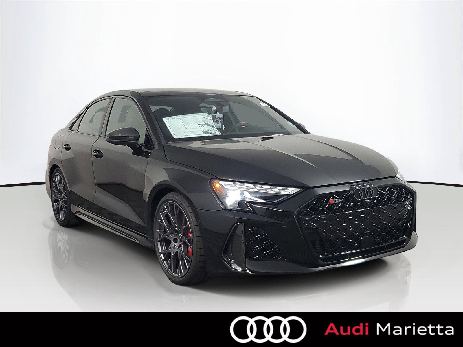 Mythos Black Metallic 2026 Audi RS 3 Sedan All-Wheel Drive Automatic