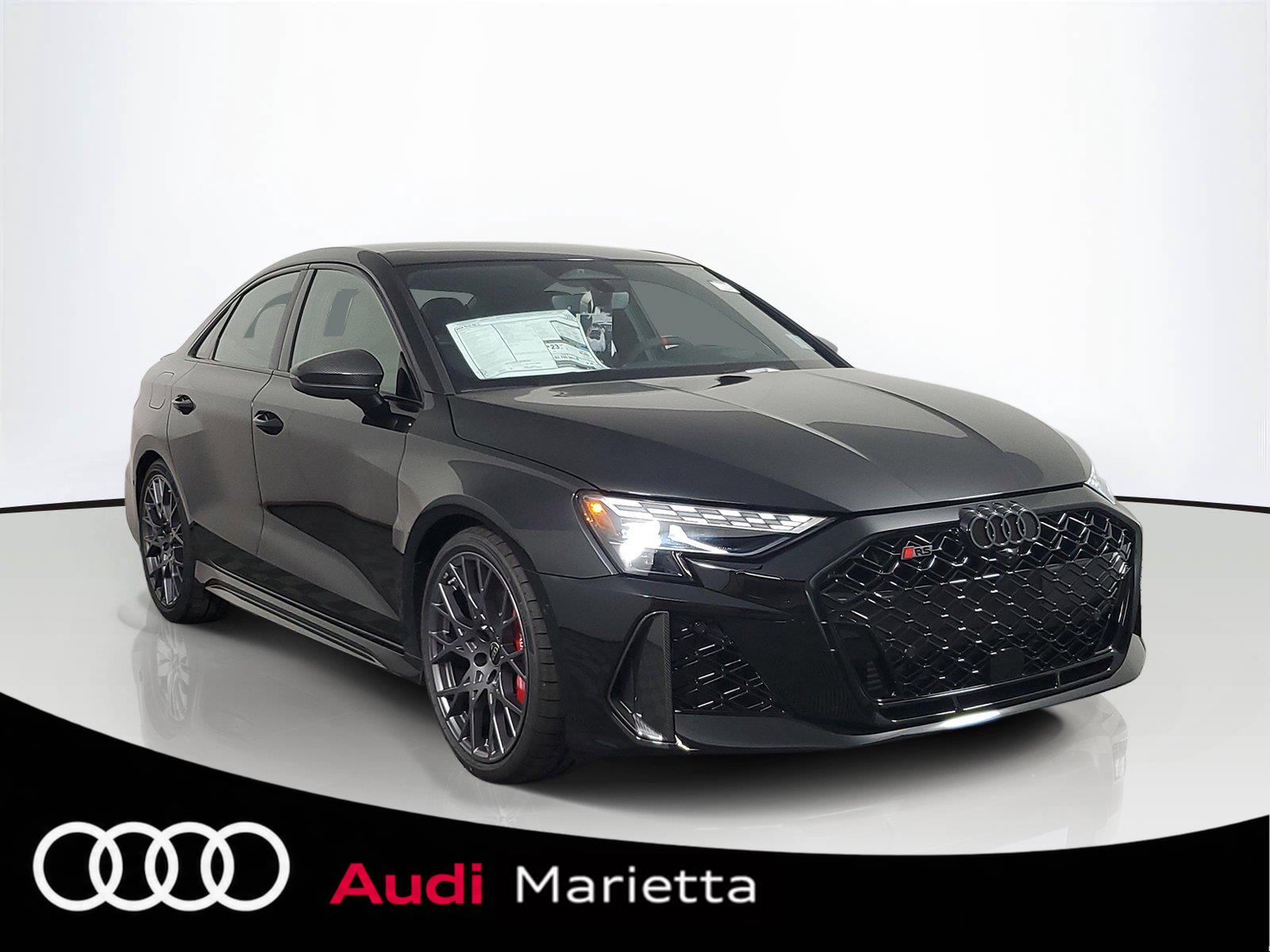 Mythos Black Metallic 2026 Audi RS 3 Sedan All-Wheel Drive Automatic