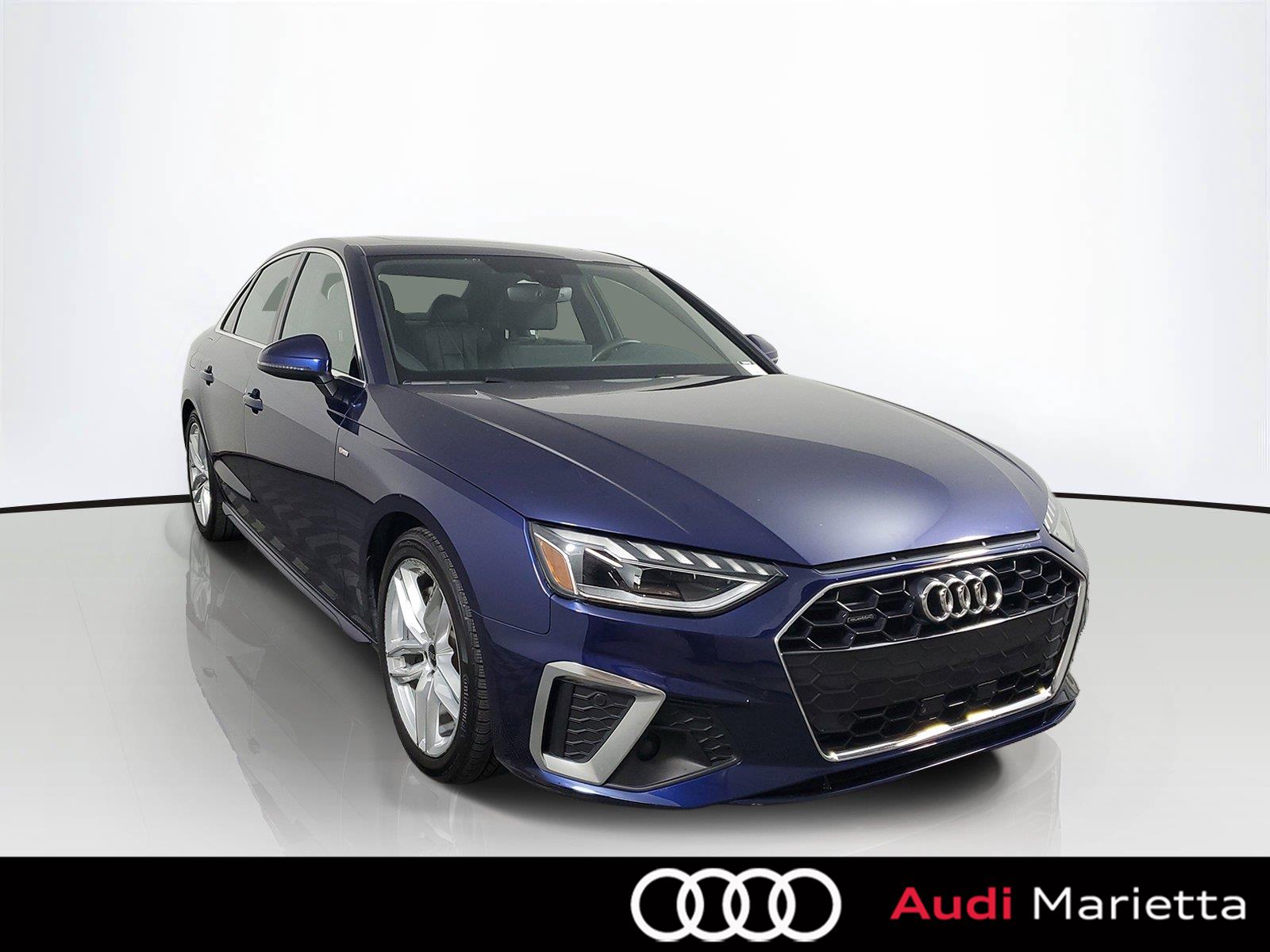 Navarra Blue Metallic 2023 Audi A4 Sedan All-Wheel Drive Automatic