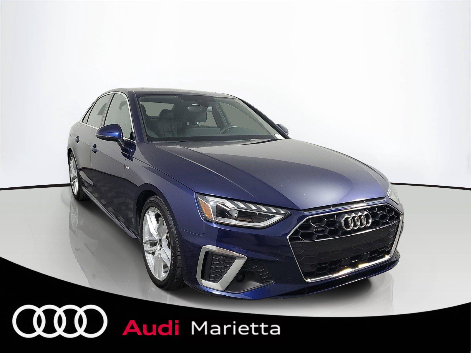 Navarra Blue Metallic 2023 Audi A4 Sedan All-Wheel Drive Automatic