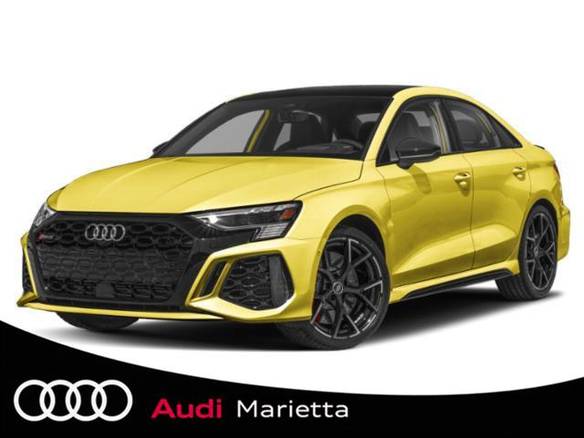 Mythos Black Metallic 2024 Audi RS 3 Sedan All-Wheel Drive Automatic