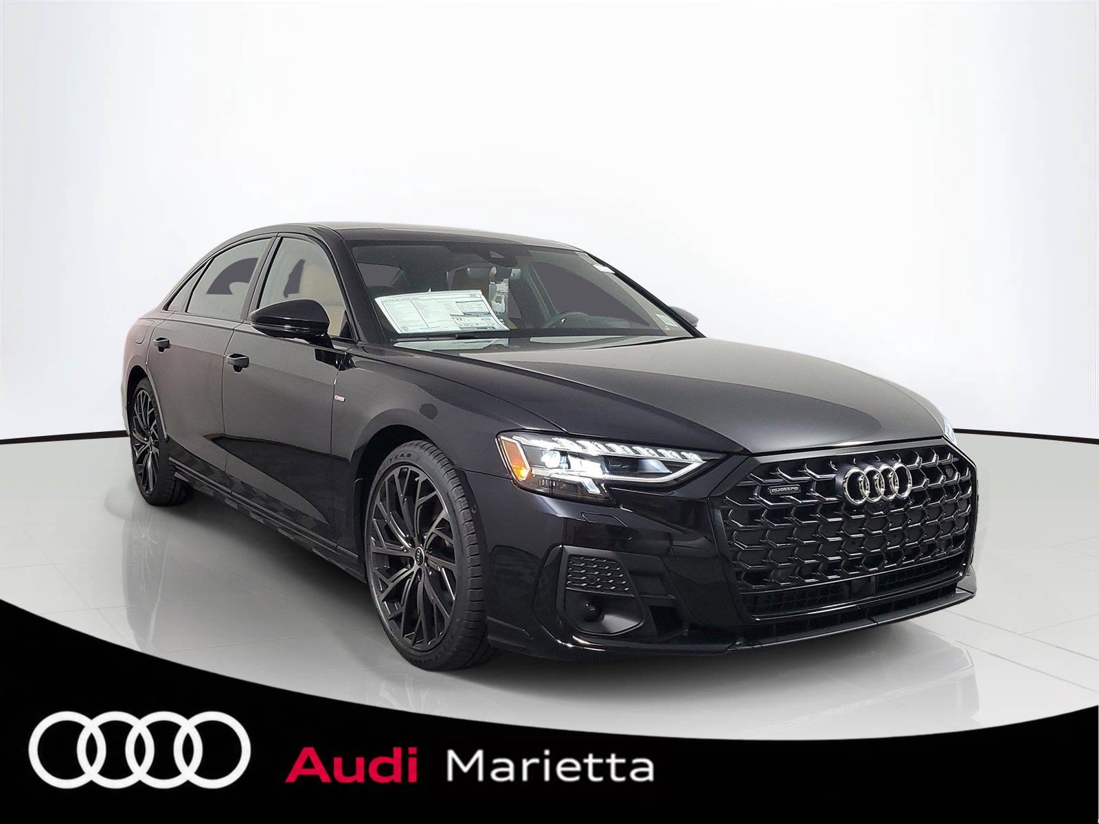 Sebring Black Crystal Effect 2027 Audi A8 Sedan All-Wheel Drive Automatic