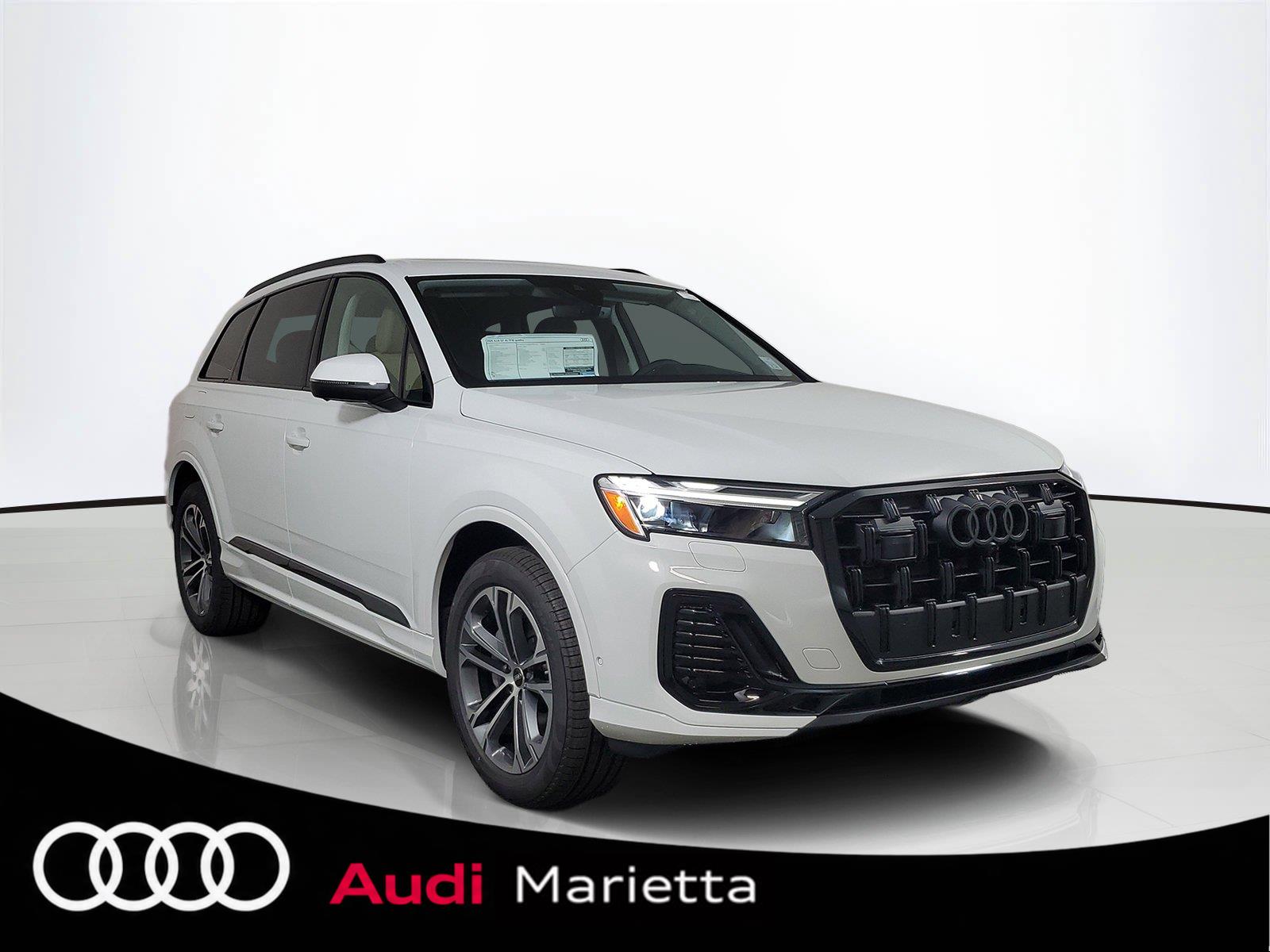 Carrara White 2026 Audi Q7 SUV / Crossover All-Wheel Drive Automatic