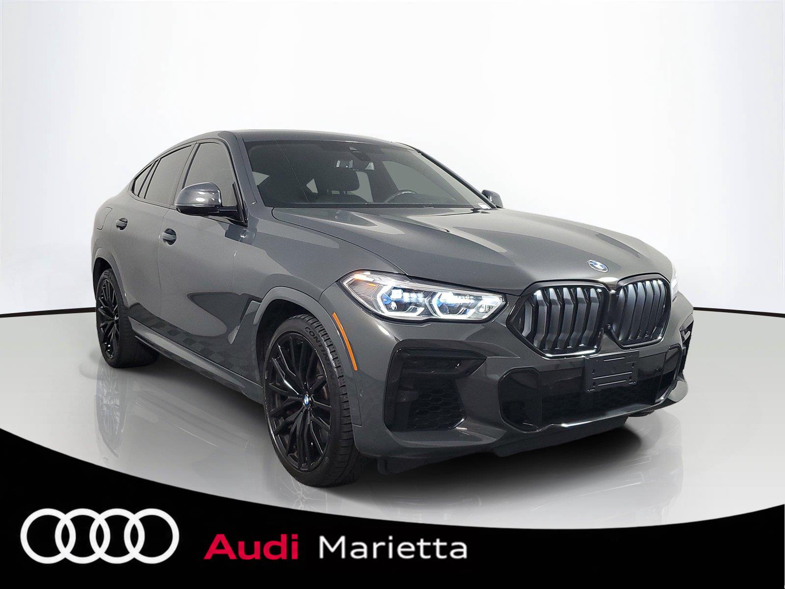 Gray (Dravit Grey Metallic) 2023 BMW X6 SUV / Crossover All-Wheel Drive Automatic