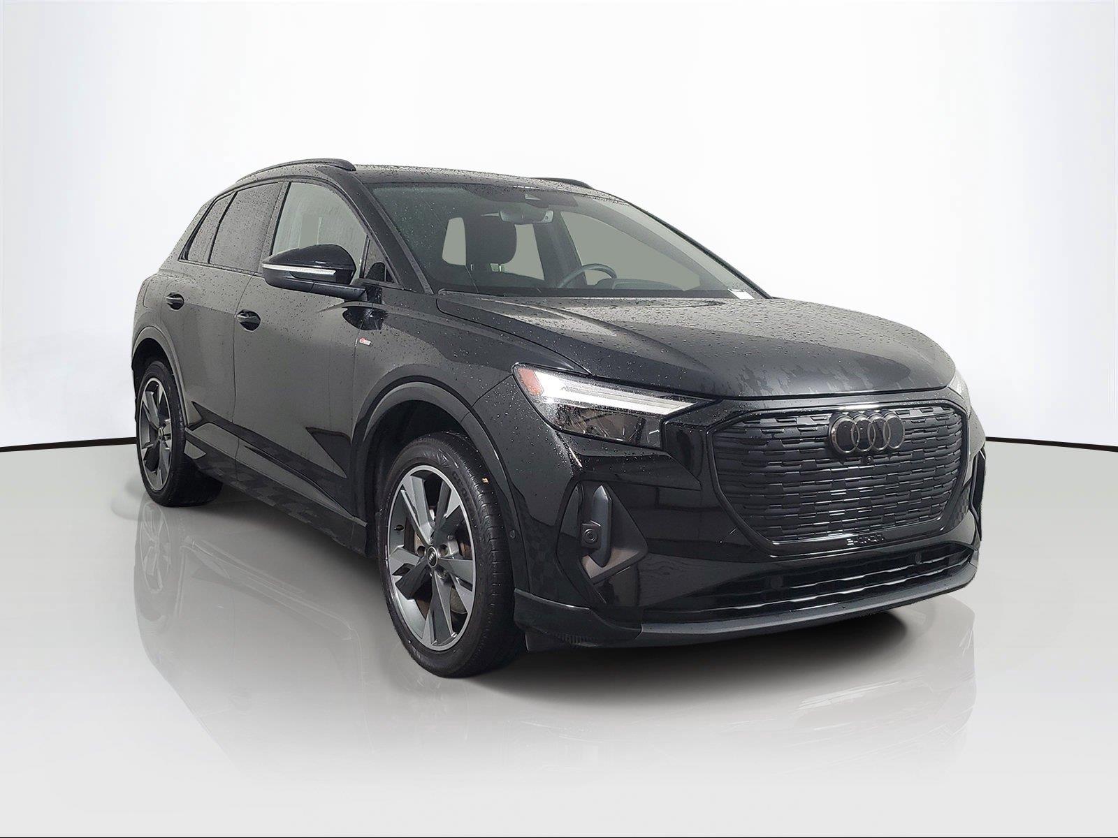 Mythos Black Metallic 2023 Audi Q4 e-tron SUV / Crossover All-Wheel Drive Automatic