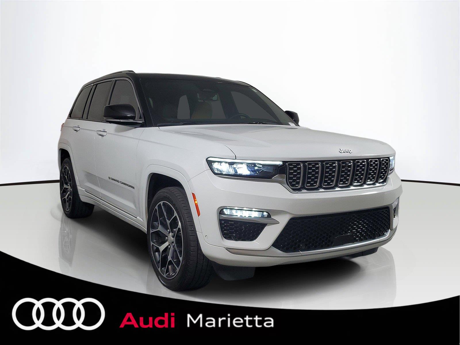 Bright White Clearcoat 2023 Jeep Grand Cherokee SUV / Crossover Four-Wheel Drive 8-Speed Automatic