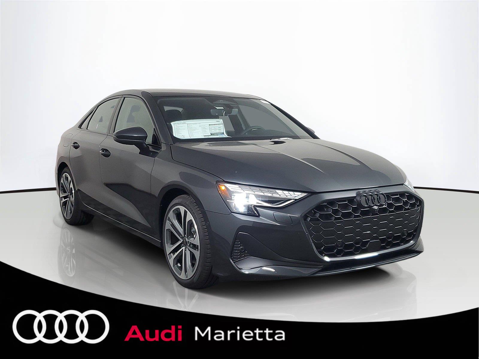 Manhattan Gray Metallic 2026 Audi A3 Sedan All-Wheel Drive Automatic