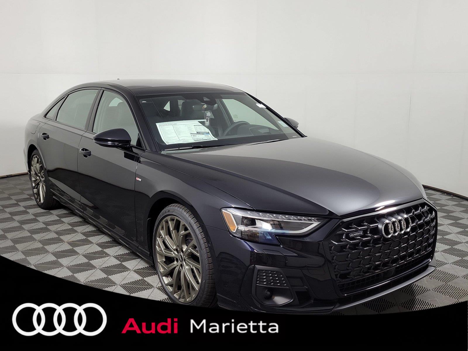 Sebring Black Crystal Effect 2027 Audi A8 Sedan All-Wheel Drive Automatic