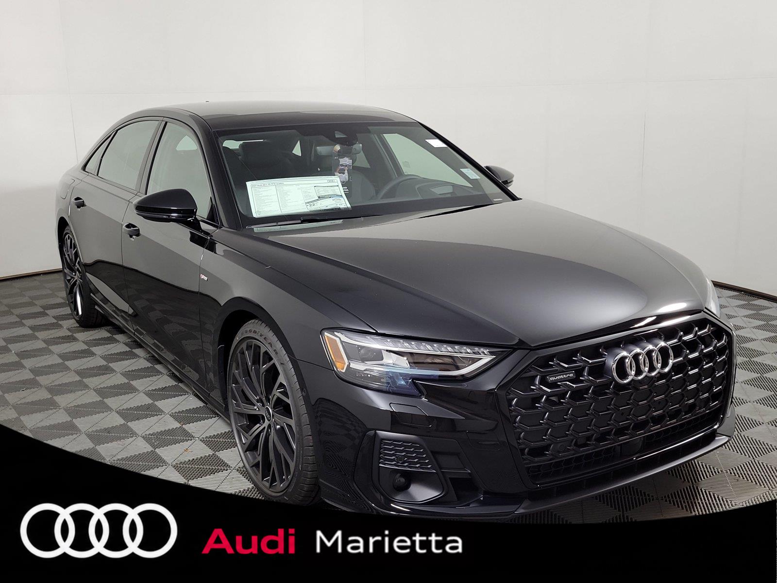Mythos Black Metallic 2027 Audi A8 Sedan All-Wheel Drive Automatic
