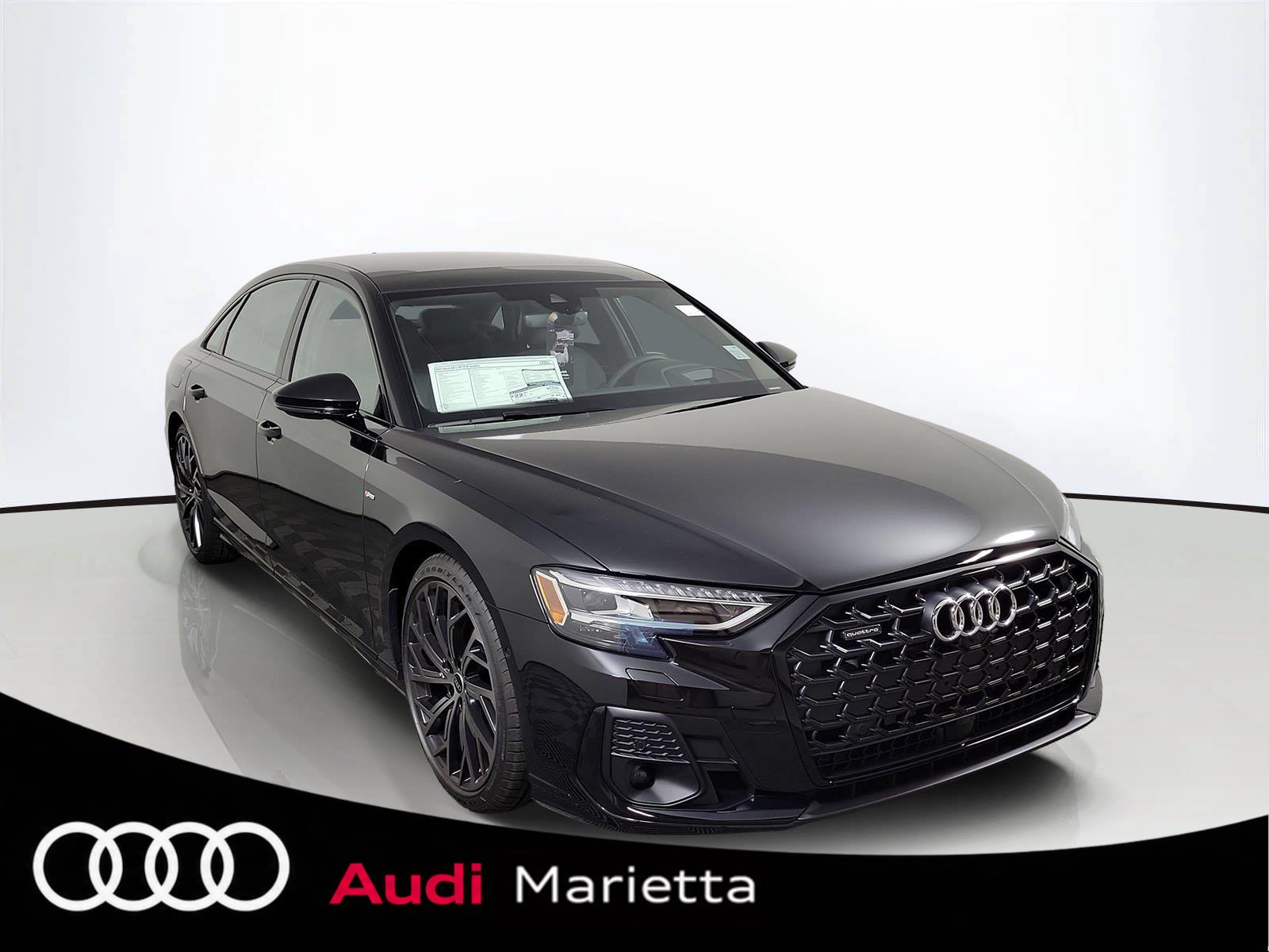 Mythos Black Metallic 2027 Audi A8 Sedan All-Wheel Drive Automatic