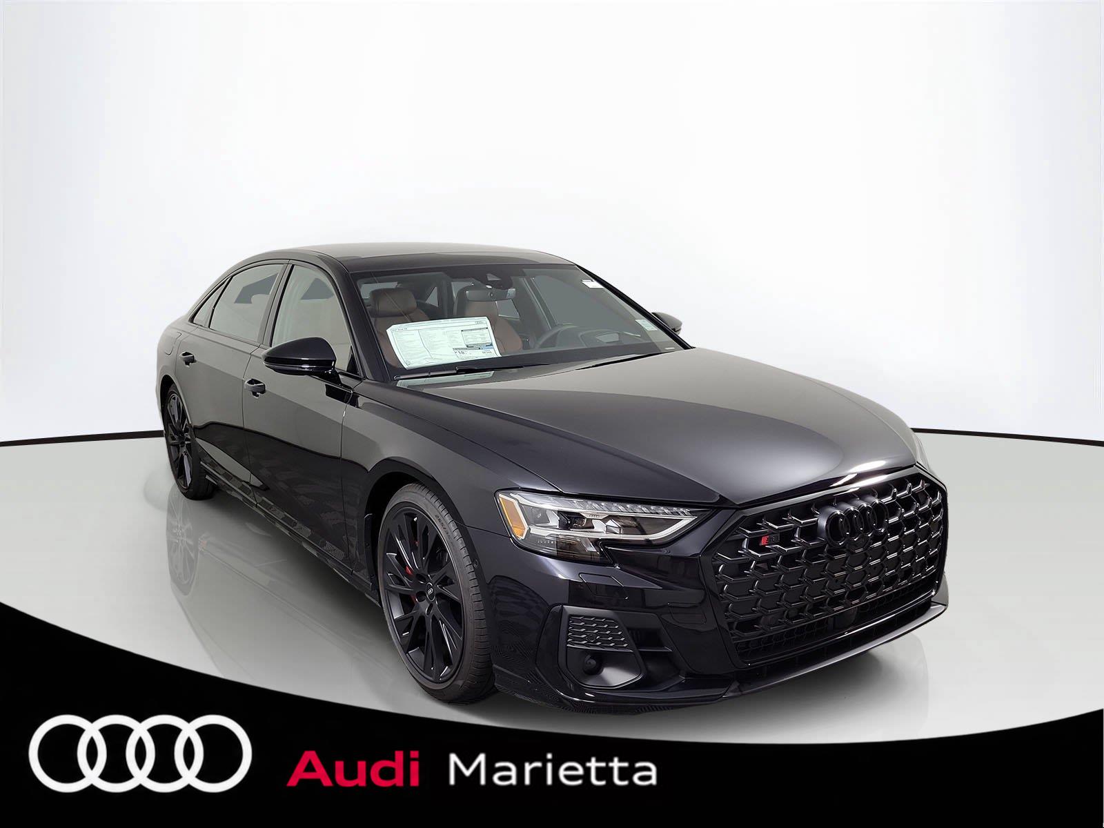 Sebring Black Crystal Effect 2027 Audi S8 Sedan All-Wheel Drive Automatic