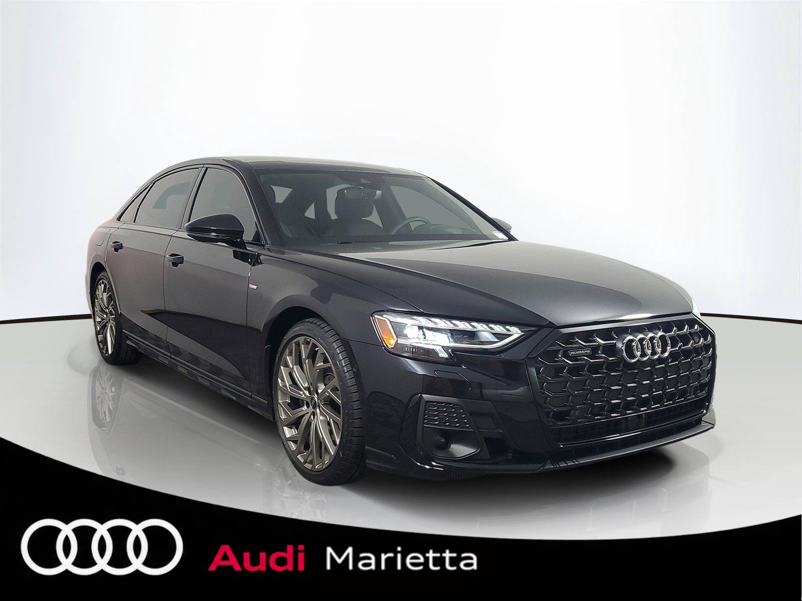 Sebring Black Crystal Effect 2026 Audi A8 Sedan All-Wheel Drive Automatic