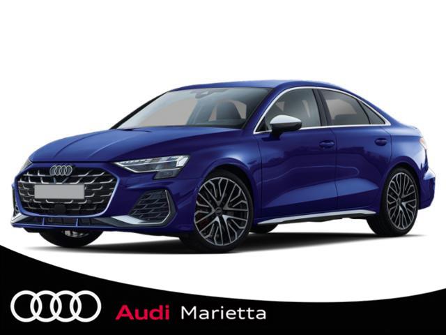 District Green Metallic 2026 Audi S3 Sedan All-Wheel Drive Automatic