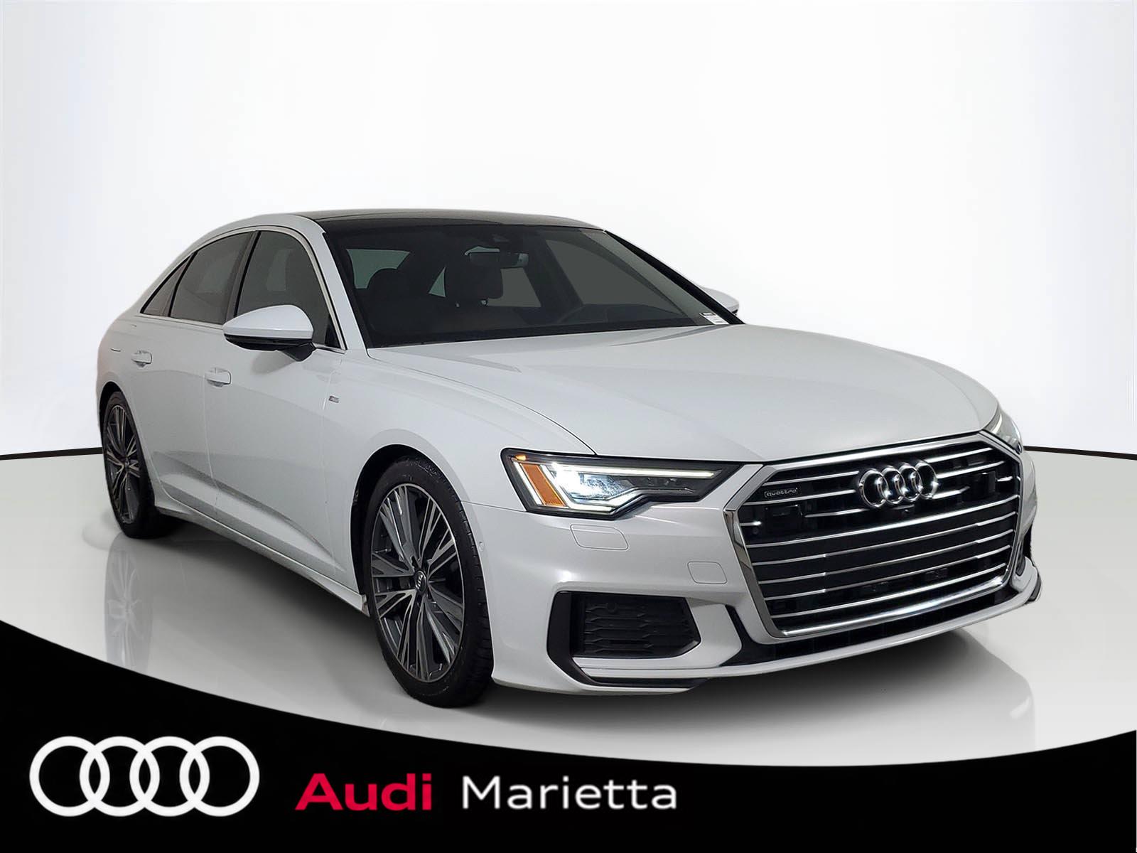 Glacier White Metallic 2019 Audi A6 Sedan All-Wheel Drive Automatic