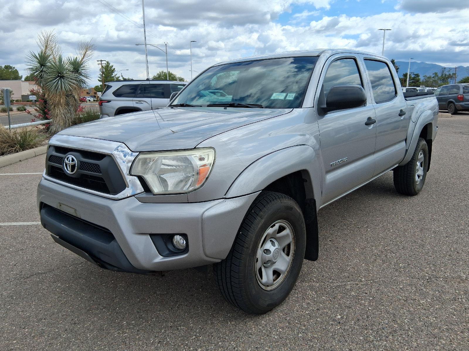 Silver Sky Metallic 2014 Toyota Tacoma Pickup Truck Four-Wheel Drive Manual