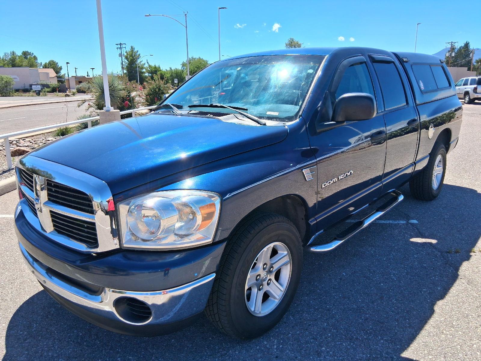 Patriot Blue Pearl 2007 Dodge RAM 1500 Pickup Truck Rear-Wheel Drive 5-Speed Automatic