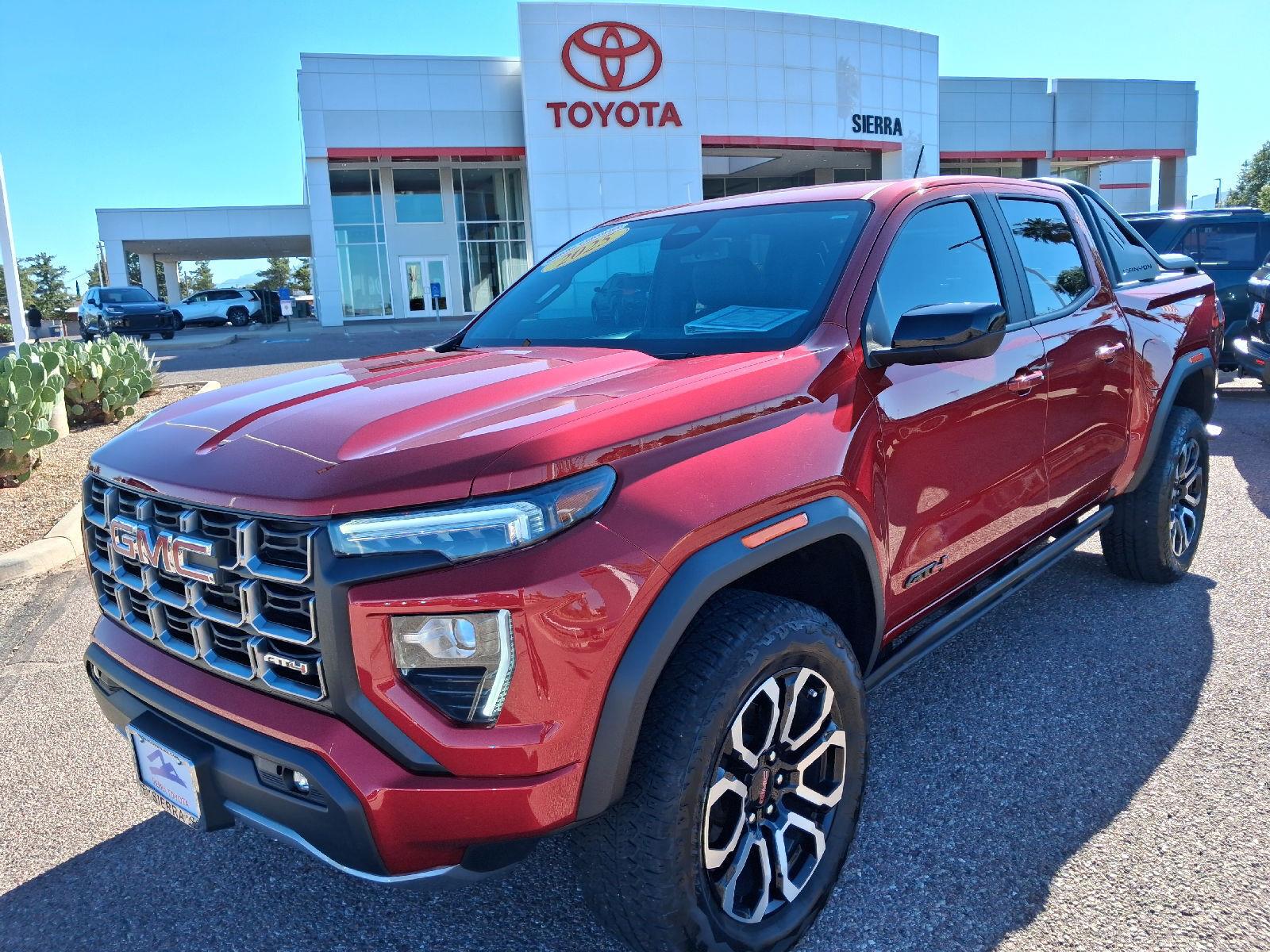 Volcanic Red Tintcoat 2025 GMC Canyon Pickup Truck Four-Wheel Drive 8-Speed Automatic