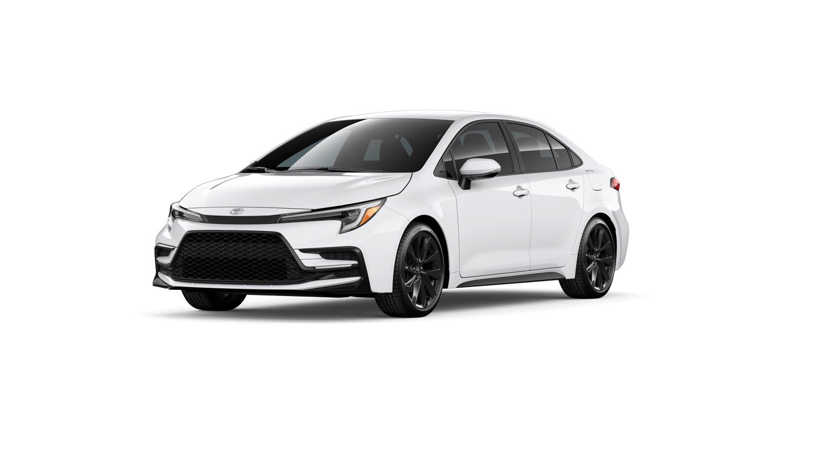 White 2027 Toyota Corolla Sedan Front-Wheel Drive 