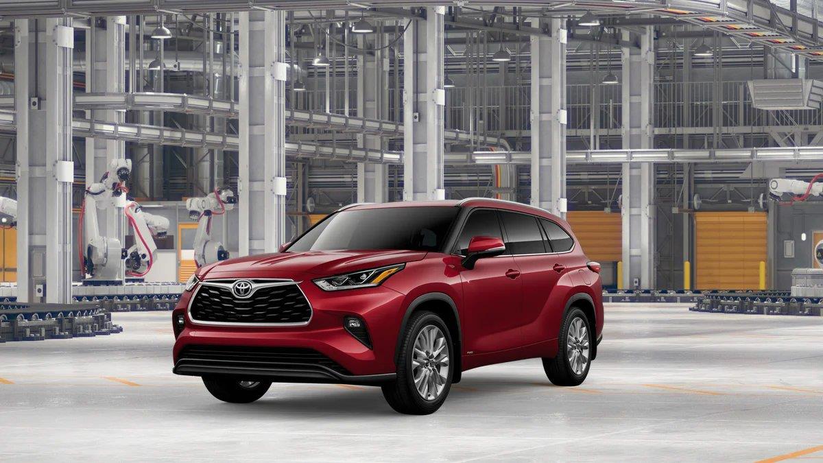 Red 2026 Toyota Highlander Hybrid SUV / Crossover All-Wheel Drive 