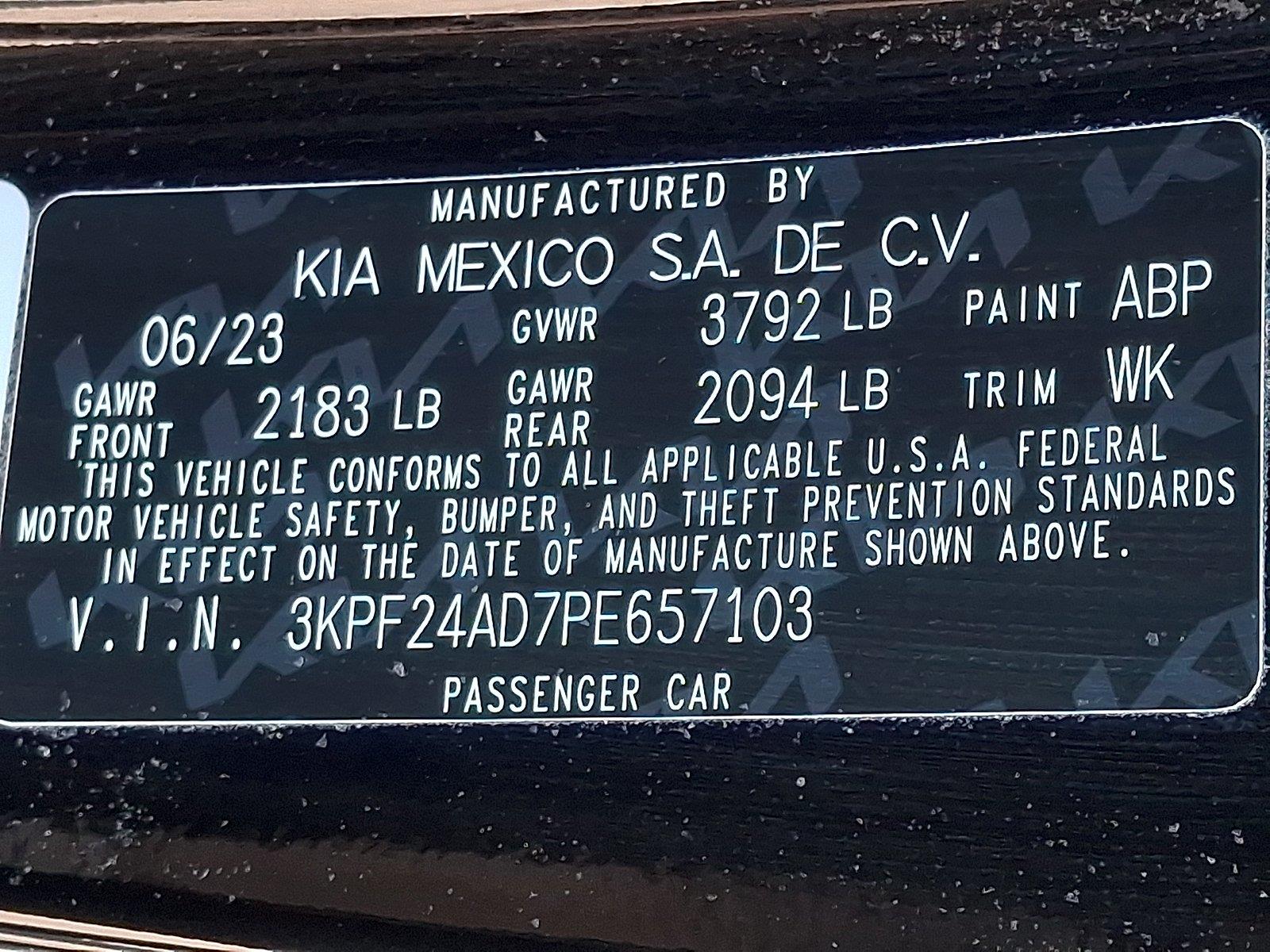 Used 2023 Kia Forte Sedan