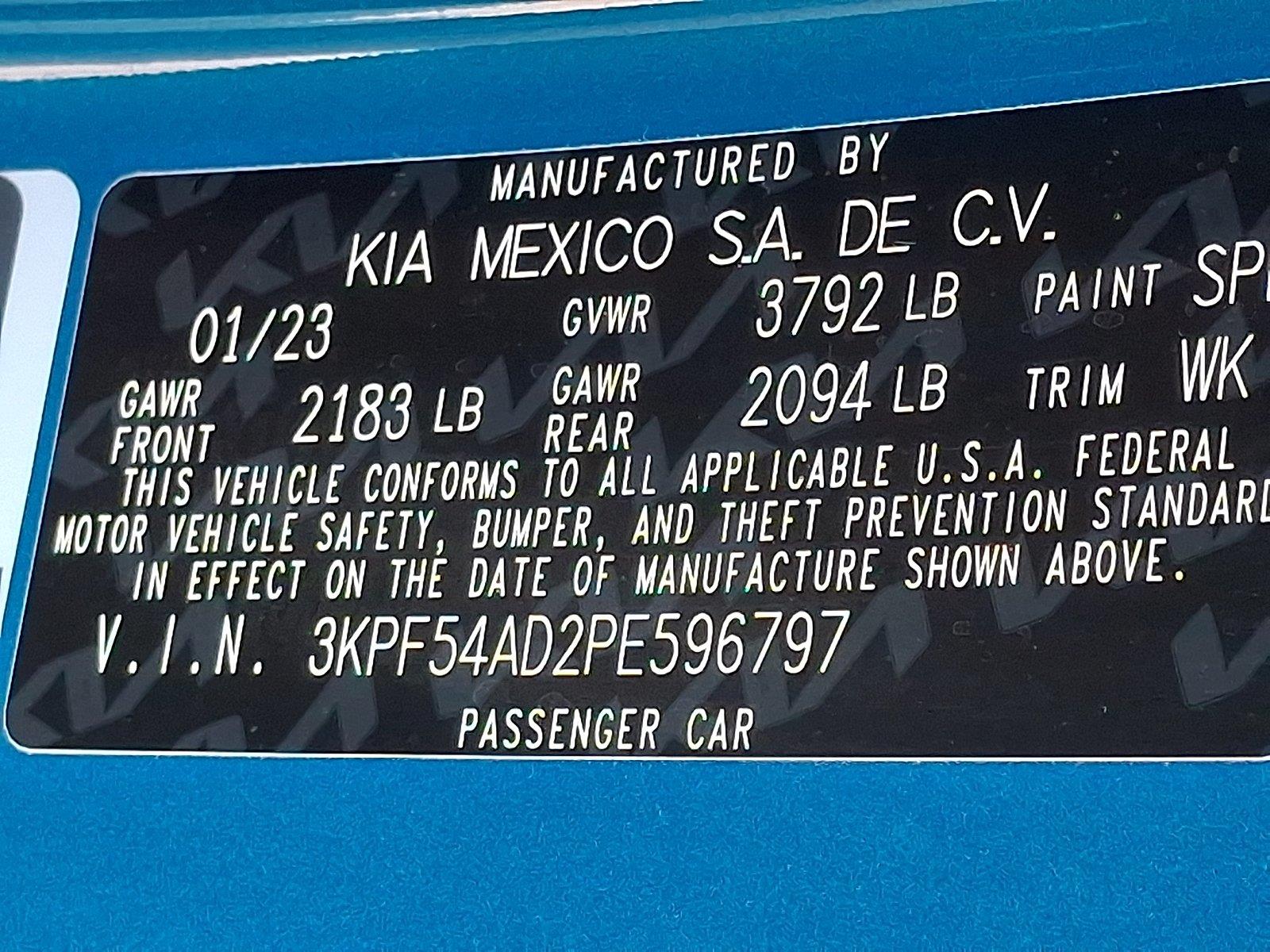 Used 2023 Kia Forte Sedan
