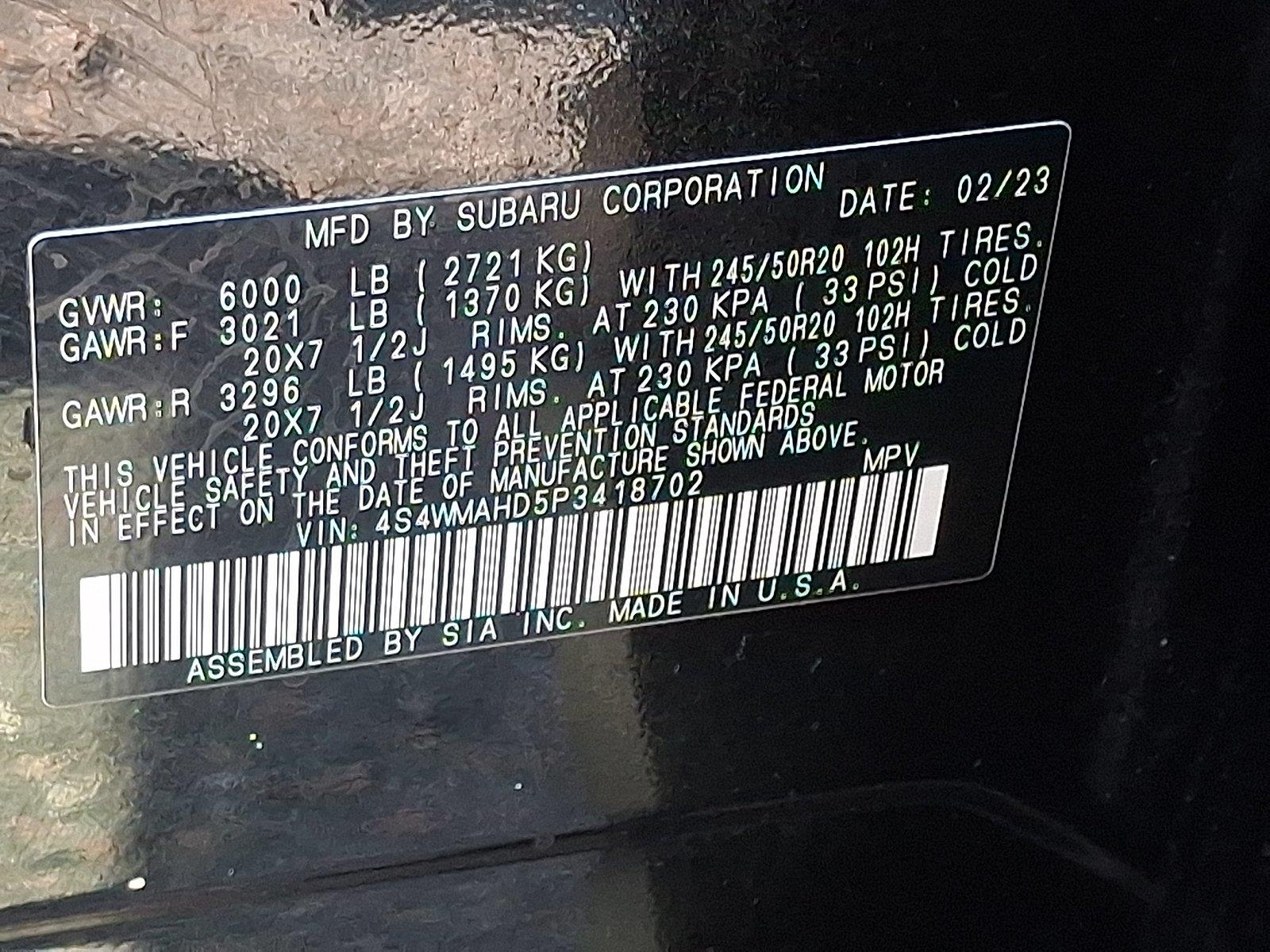 Used 2023 Subaru Ascent SUV