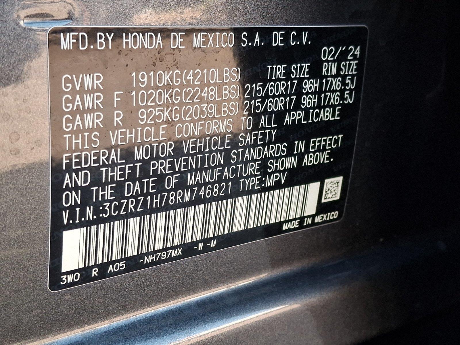 Used 2024 Honda HR-V SUV