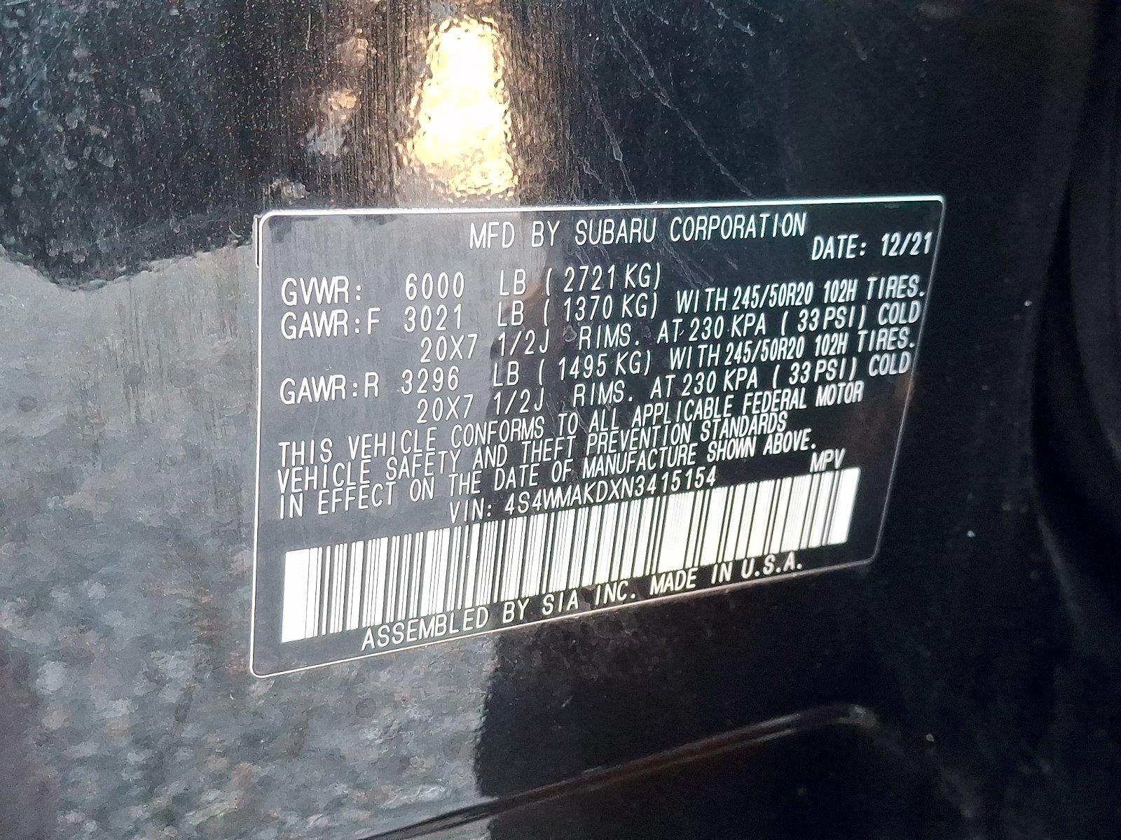 Used 2022 Subaru Ascent SUV