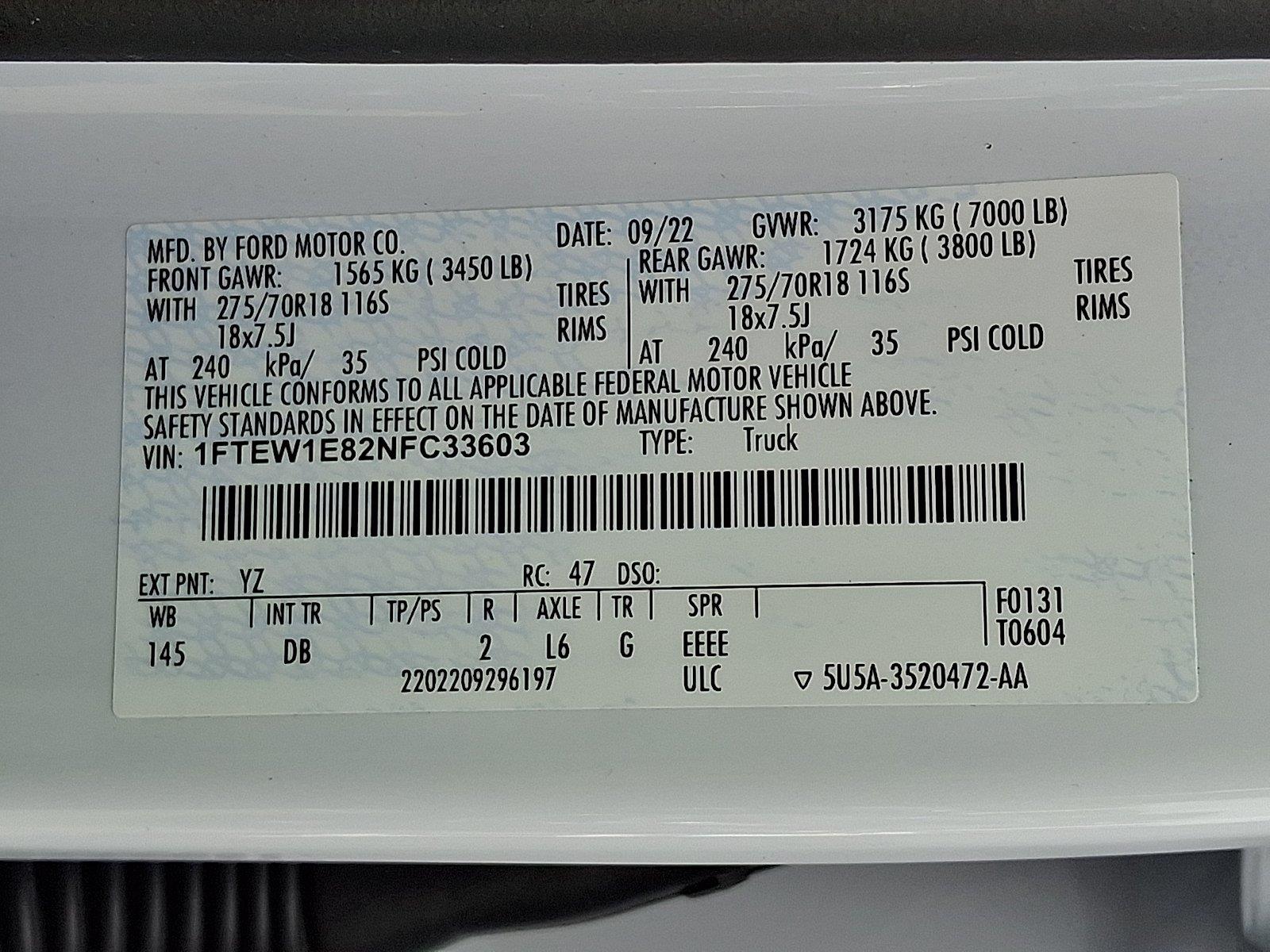 Used 2022 Ford F-150 Truck