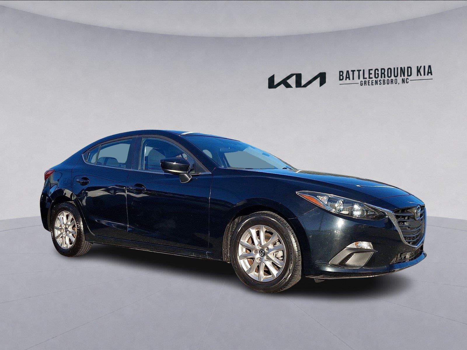 Jet Black Mica 2016 Mazda MAZDA3 Sedan Front-Wheel Drive Automatic
