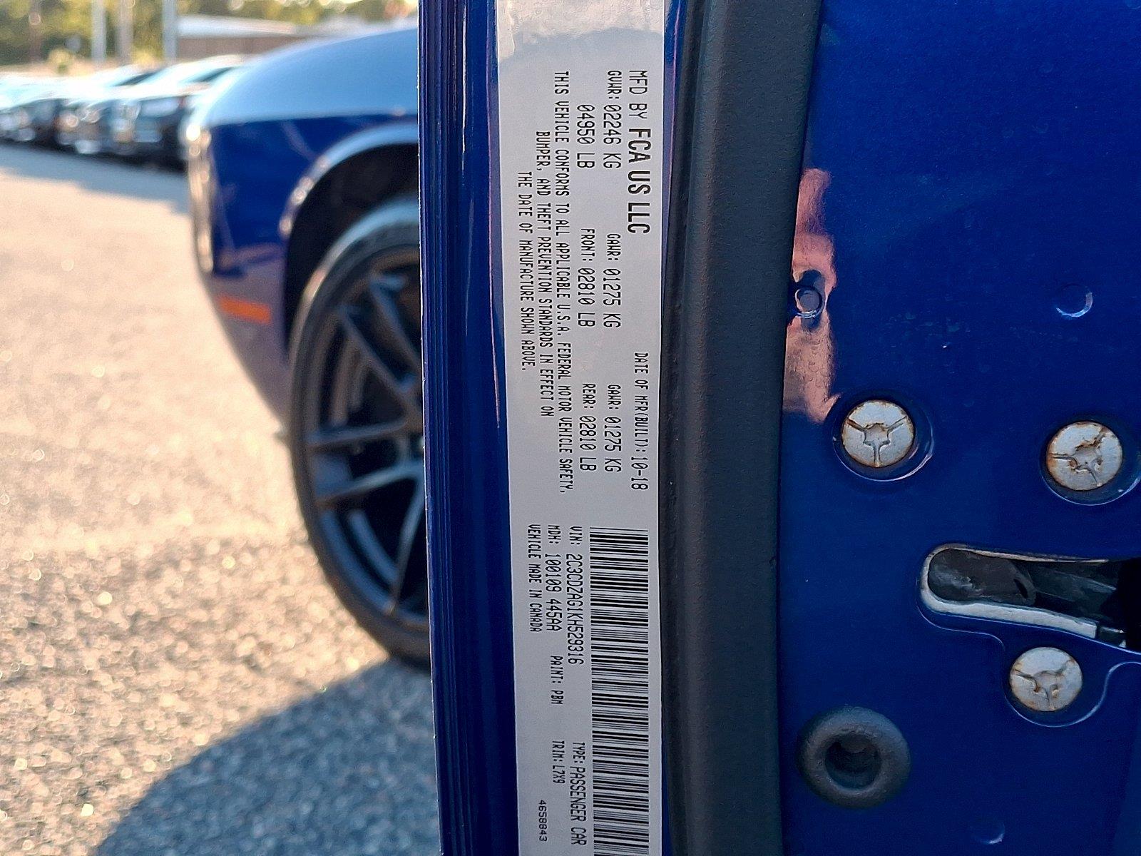 Used 2019 Dodge Challenger Coupe
