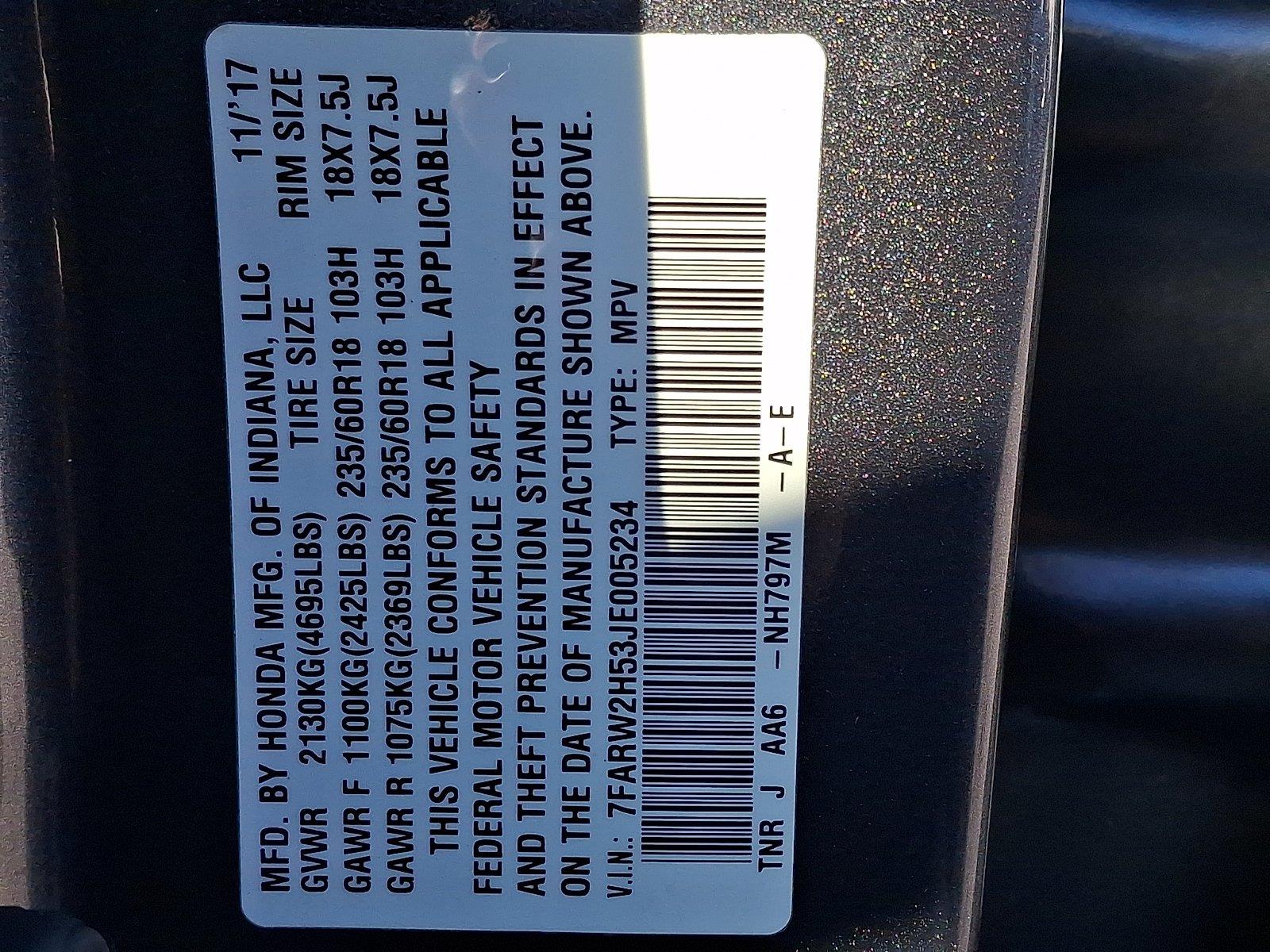 Used 2018 Honda CR-V SUV