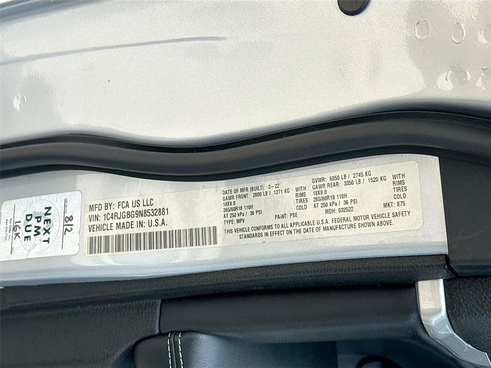 2022 Jeep Grand Cherokee Limited