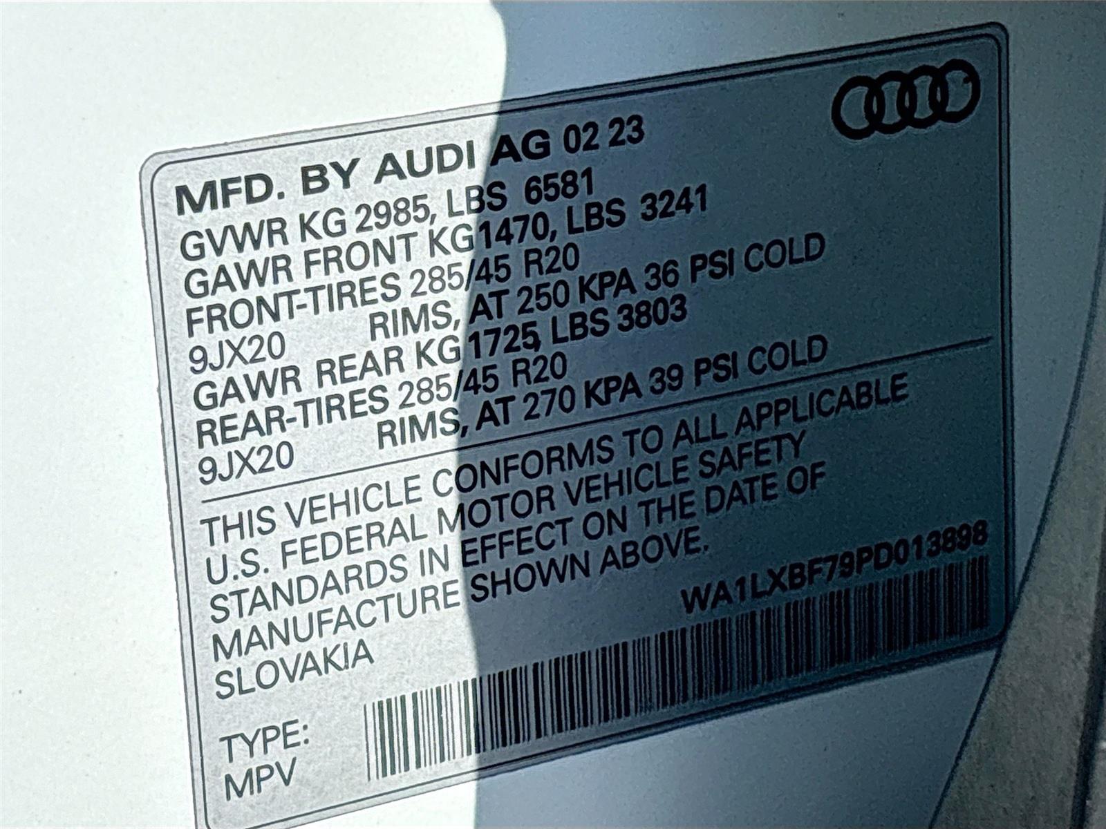 2023 Audi Q7 Premium Plus