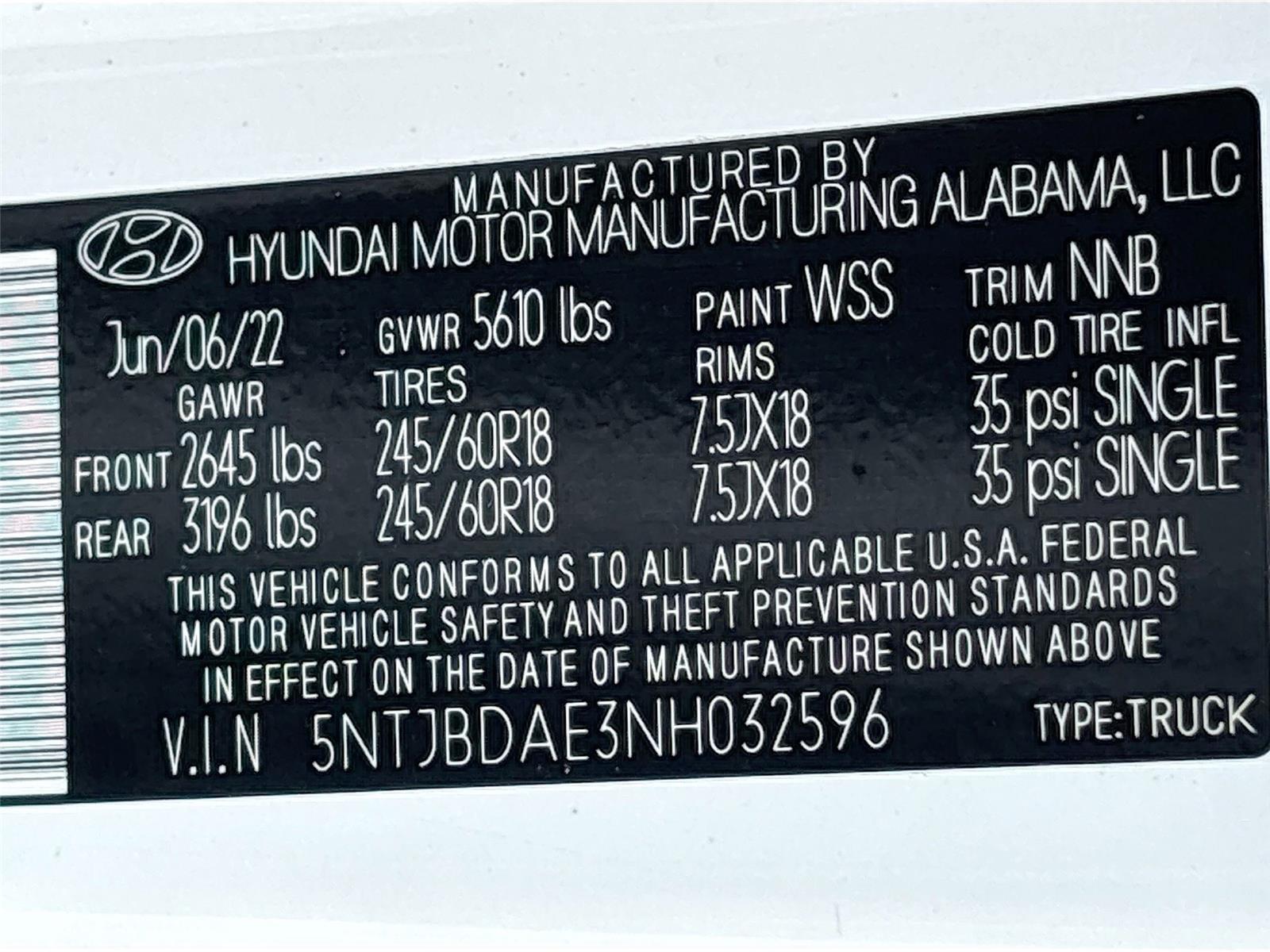 2022 Hyundai Santa Cruz SEL