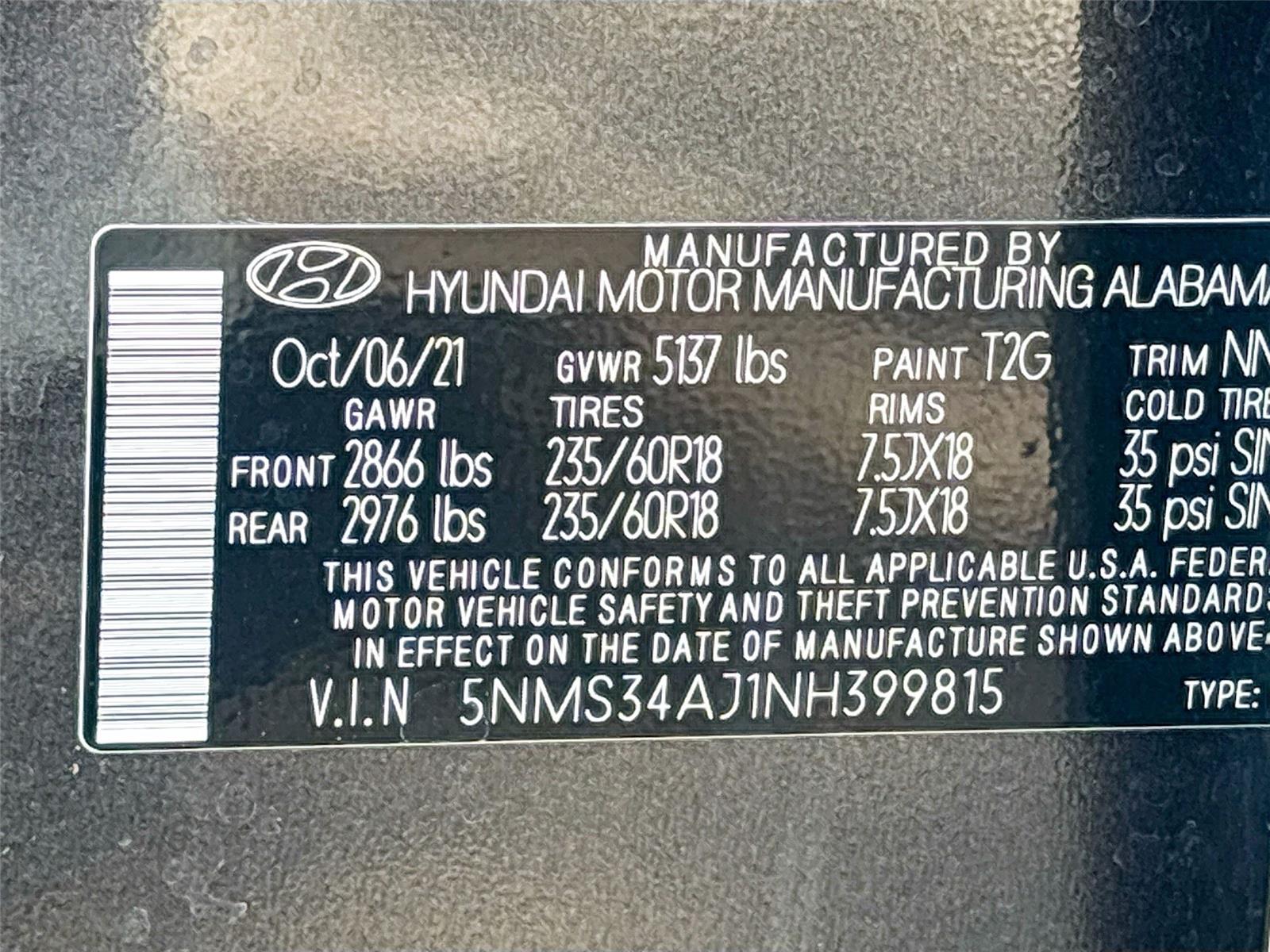 2022 Hyundai Santa Fe SEL