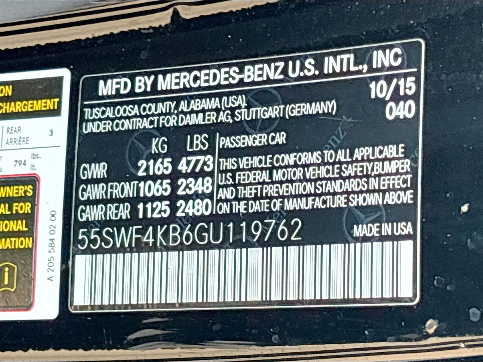 2016 Mercedes-Benz C-Class C 300